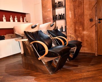 Sitze in einem Haarsalon